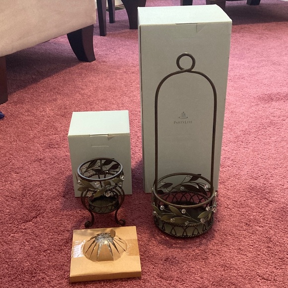 PartyLite Other - Partylite Garden Lites Hanging Candle Holder & Aroma Melts Warmer